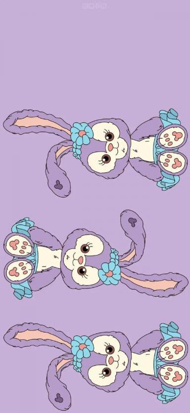 卡通壁纸：可爱呆萌的兔子-第84张-宠物相关-宝佳网